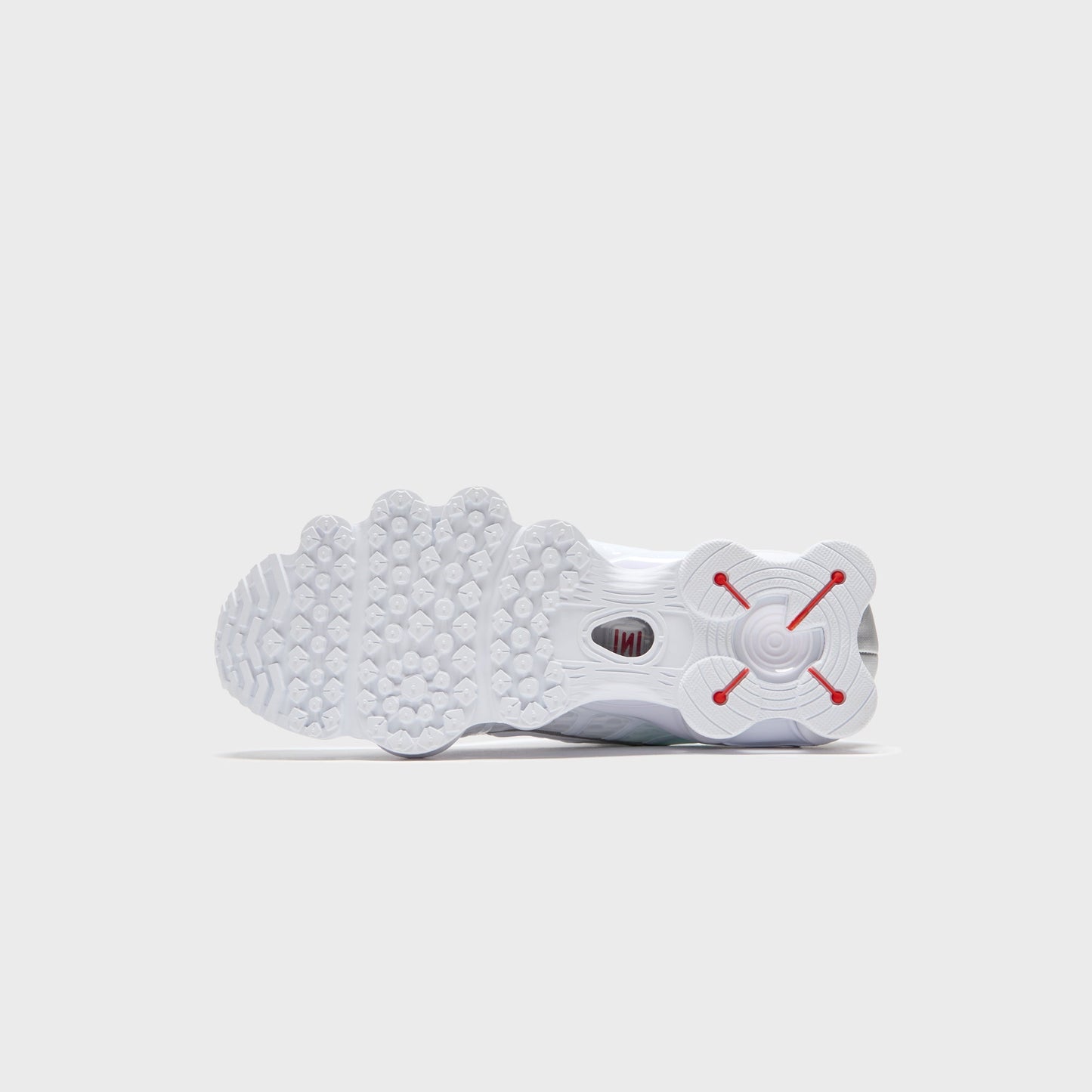 Nike Shox TL - White / Metallic Silver / Max Orange