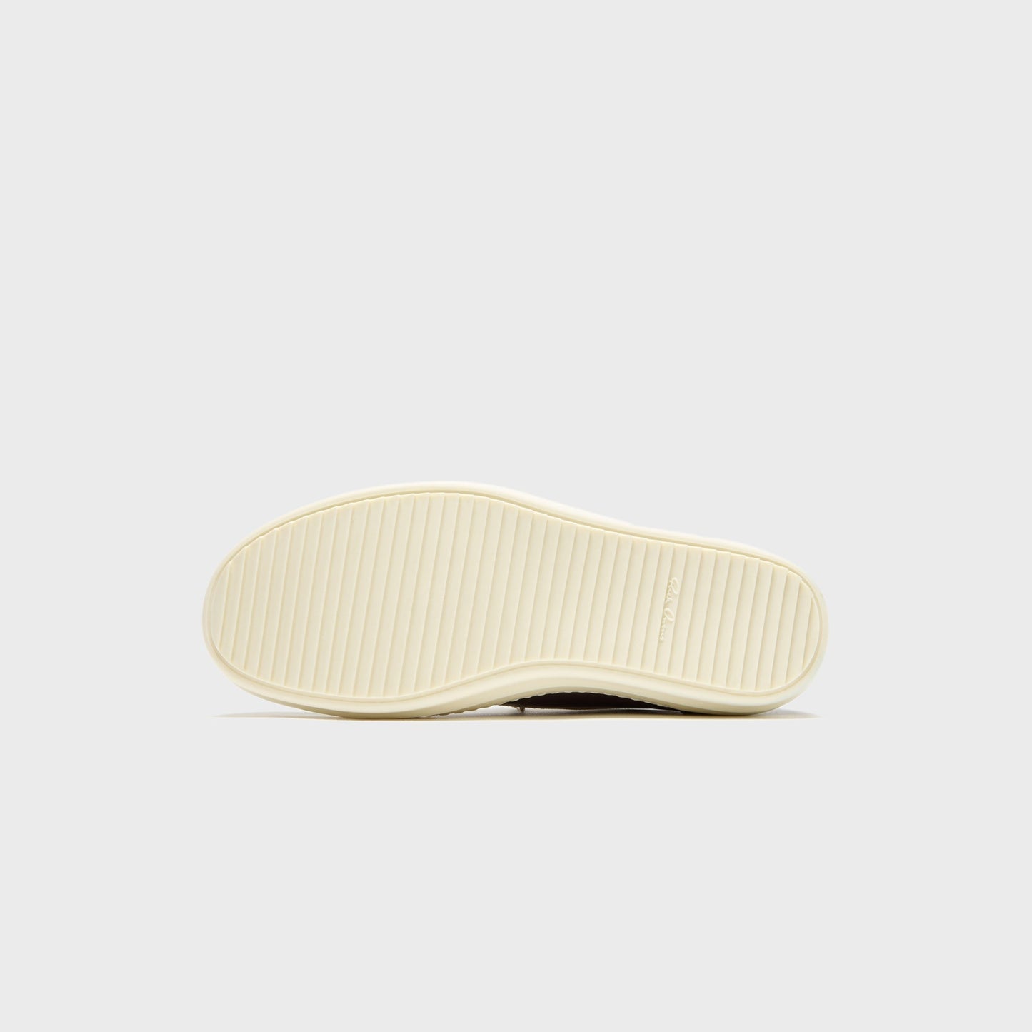 Rick Owens Vintage Sneakers Scarpe In Pelle - Dark Dust / Milk / Milk