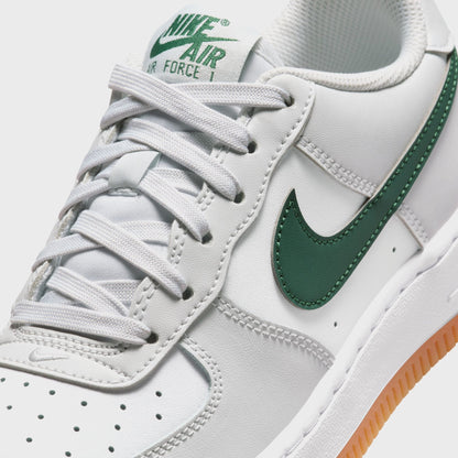 Nike GS Air Force 1 - Photon Dust / White / Fir / Gum Medium Brown