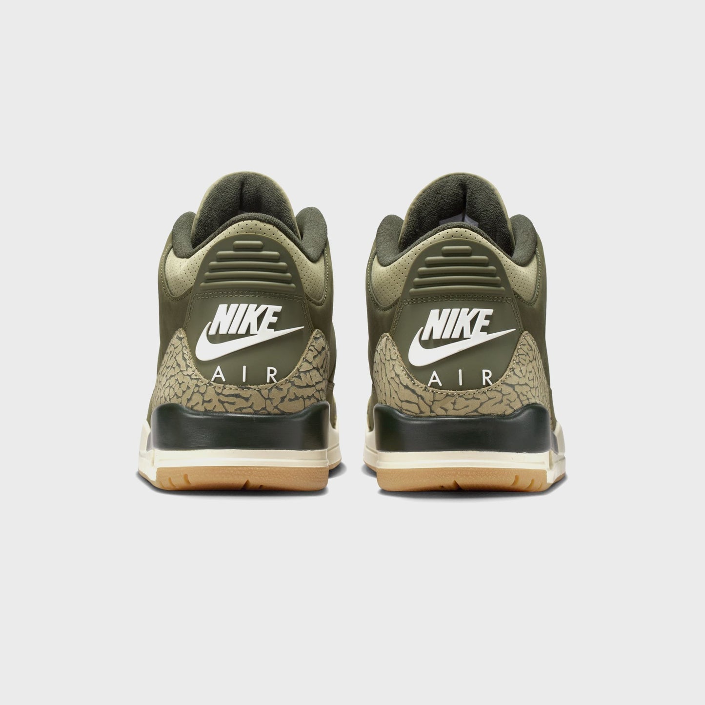 Jordan Air Jordan 3 Retro - Medium Olive / Sequoia / Neutral Olive / Sail / Total Crimson