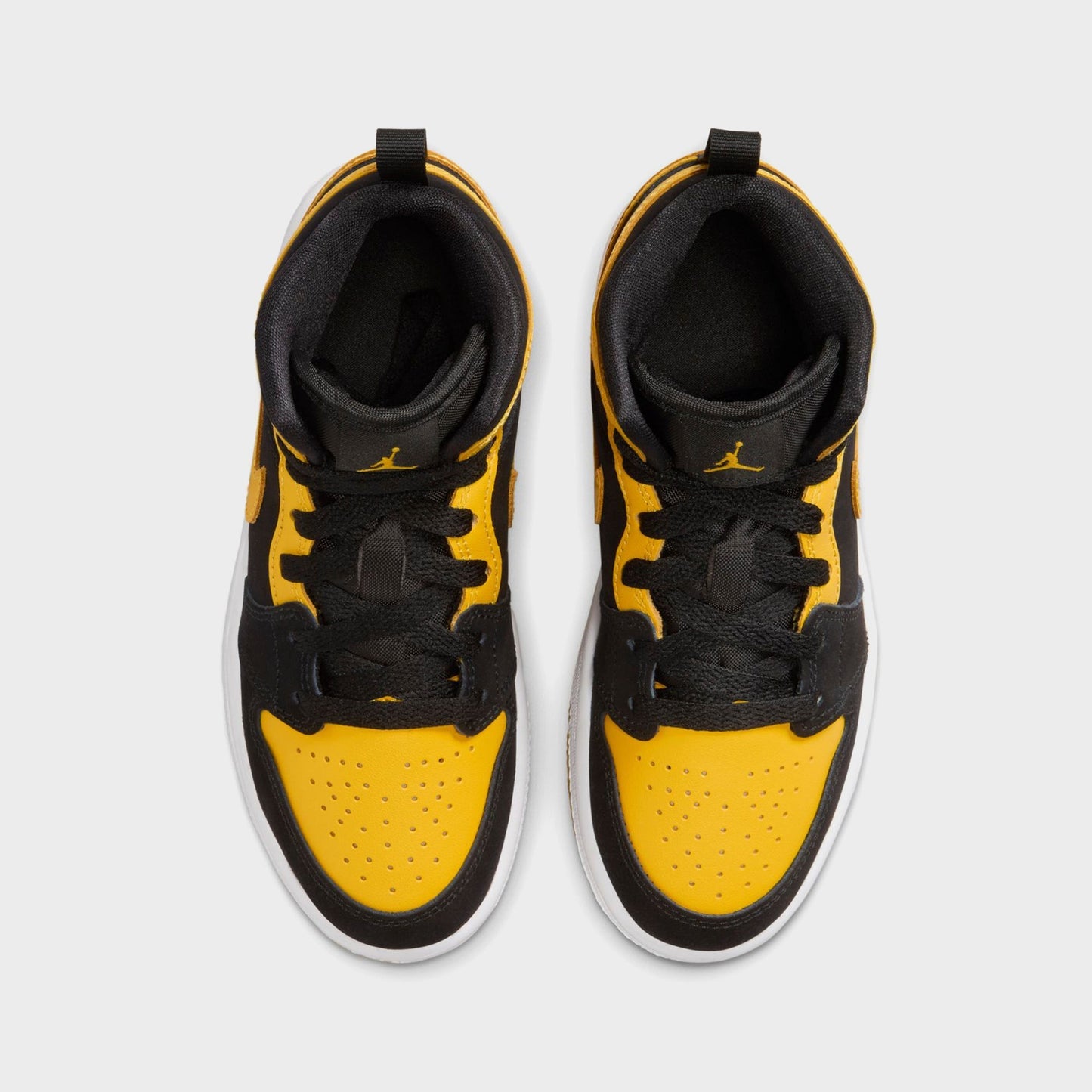 Nike Air Jordan 1 Mid Se - Black / White / Varsity Maize