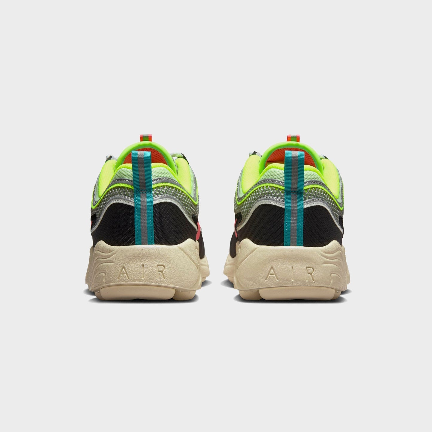 Nike Air Zoom Spiridon - Barely Volt / Hot Punch / Metallic Silver / Summit White / Black