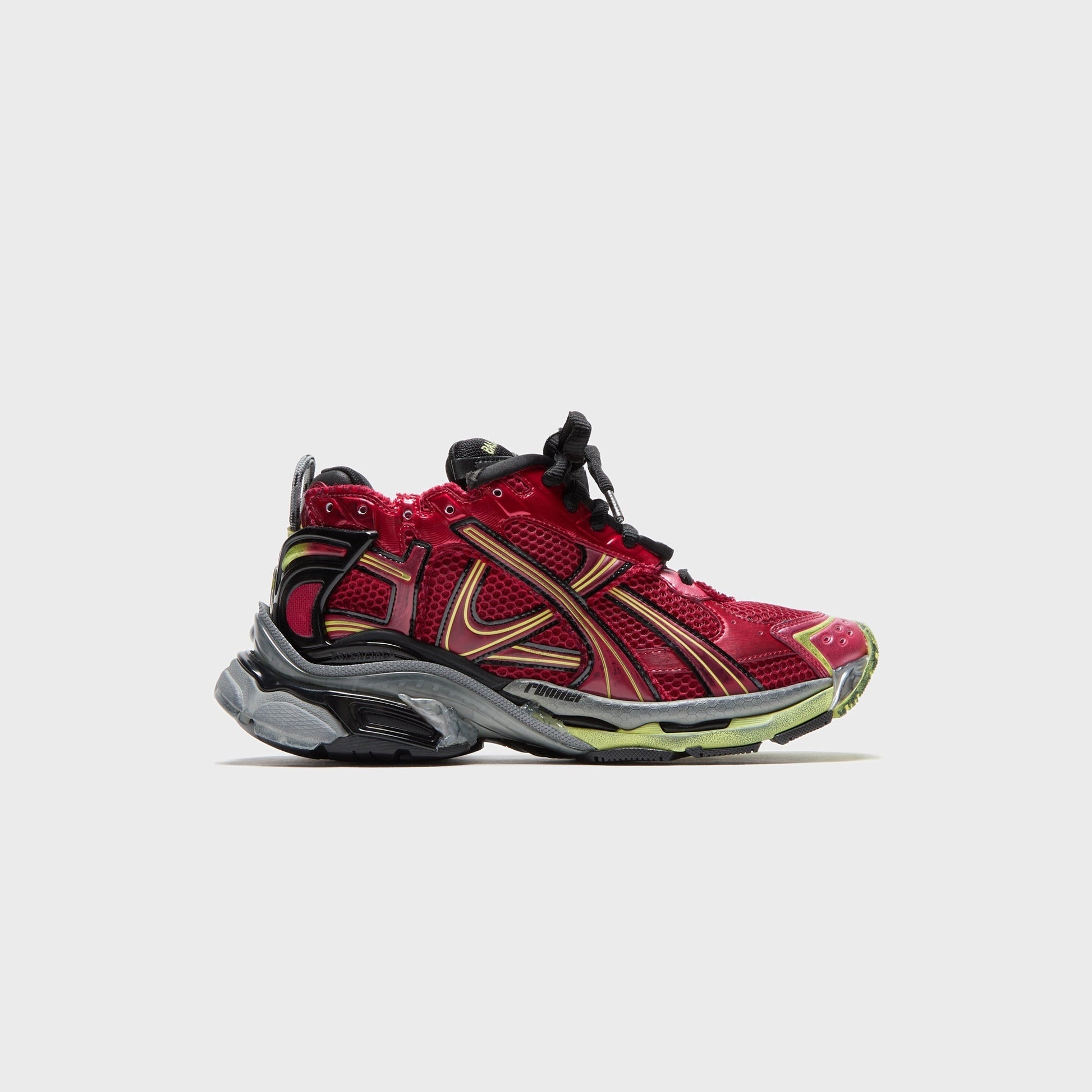 Balenciaga Runner Sneaker - Red / Fluorescent Yellow / Grey / Black