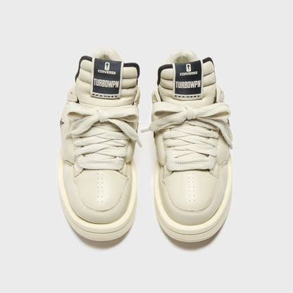 Rick Owens x Converse DRKSHDW Turbowpn Ox - Pelican / Black / Cloud Cream