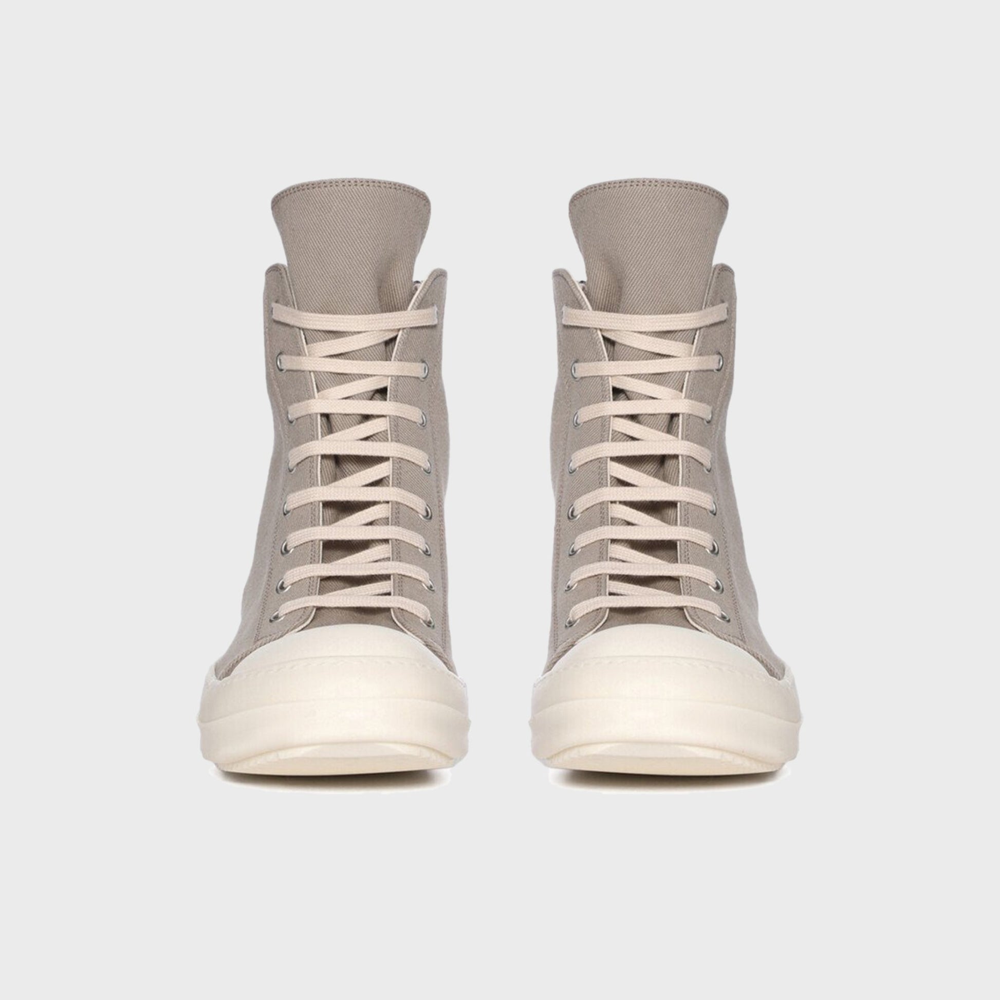 Rick Owens DRKSHDW Concordians High Sneaks - Dirty Pearl / Milk / Milk