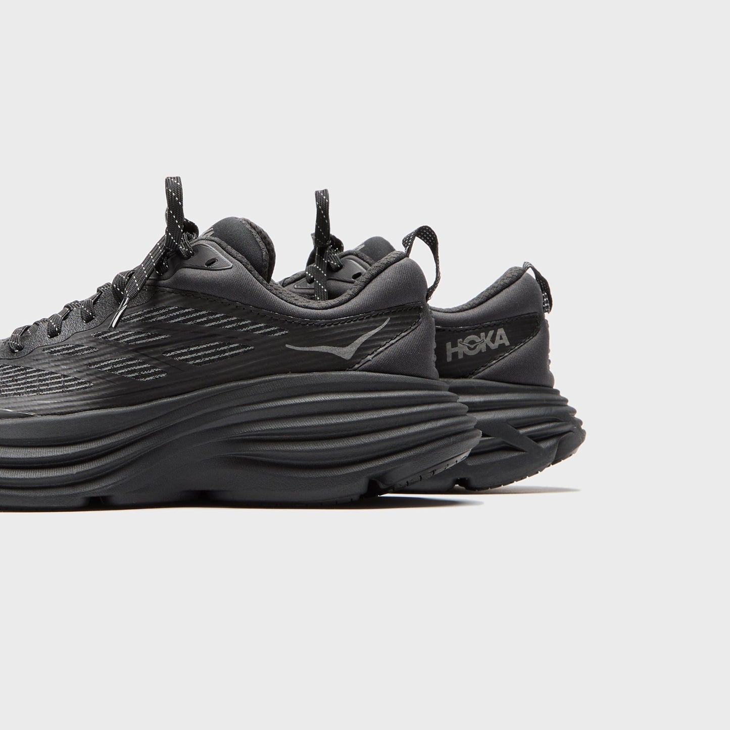 HOKA One One Bondi 8 TS Caged - Black / Black