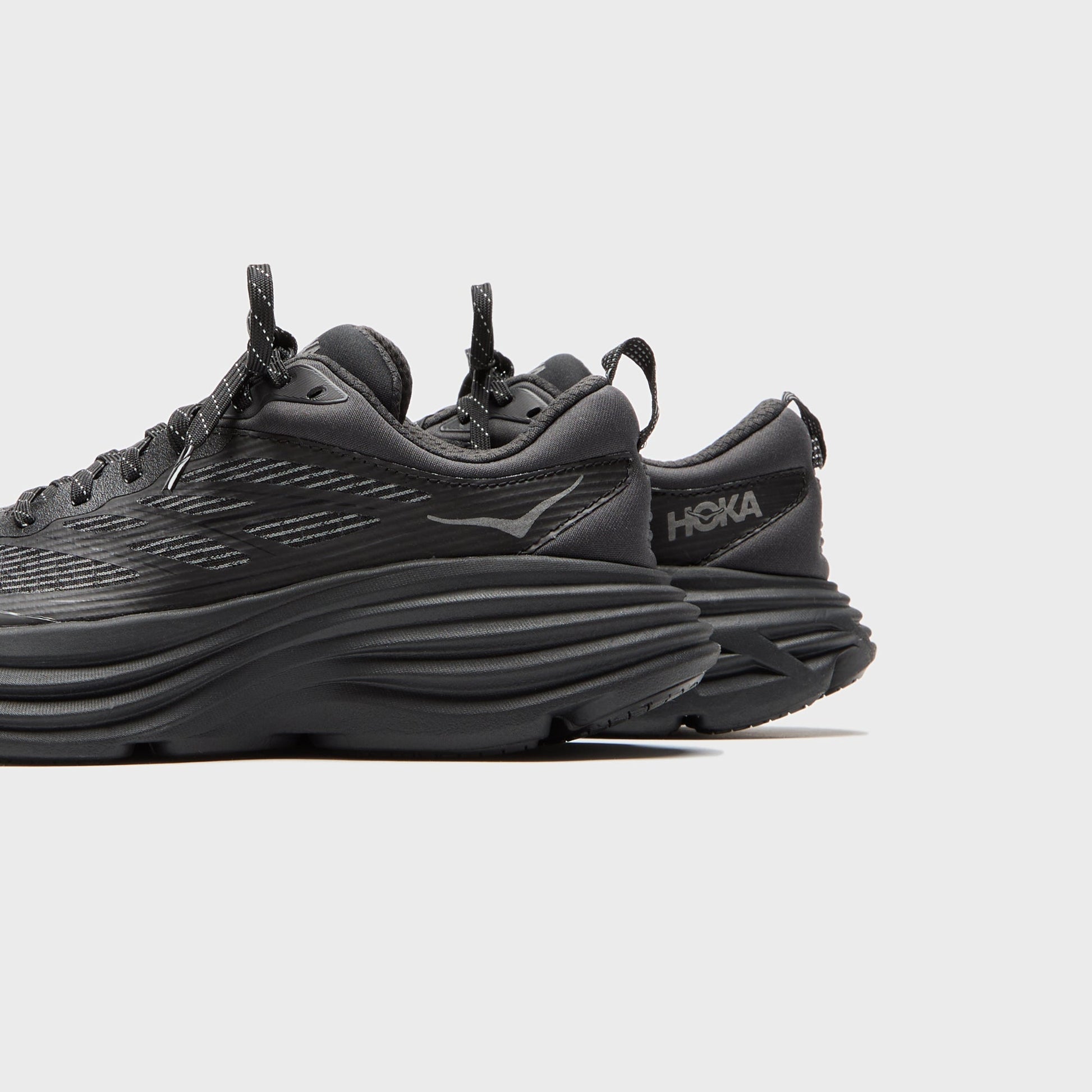 HOKA One One Bondi 8 TS Caged - Black / Black