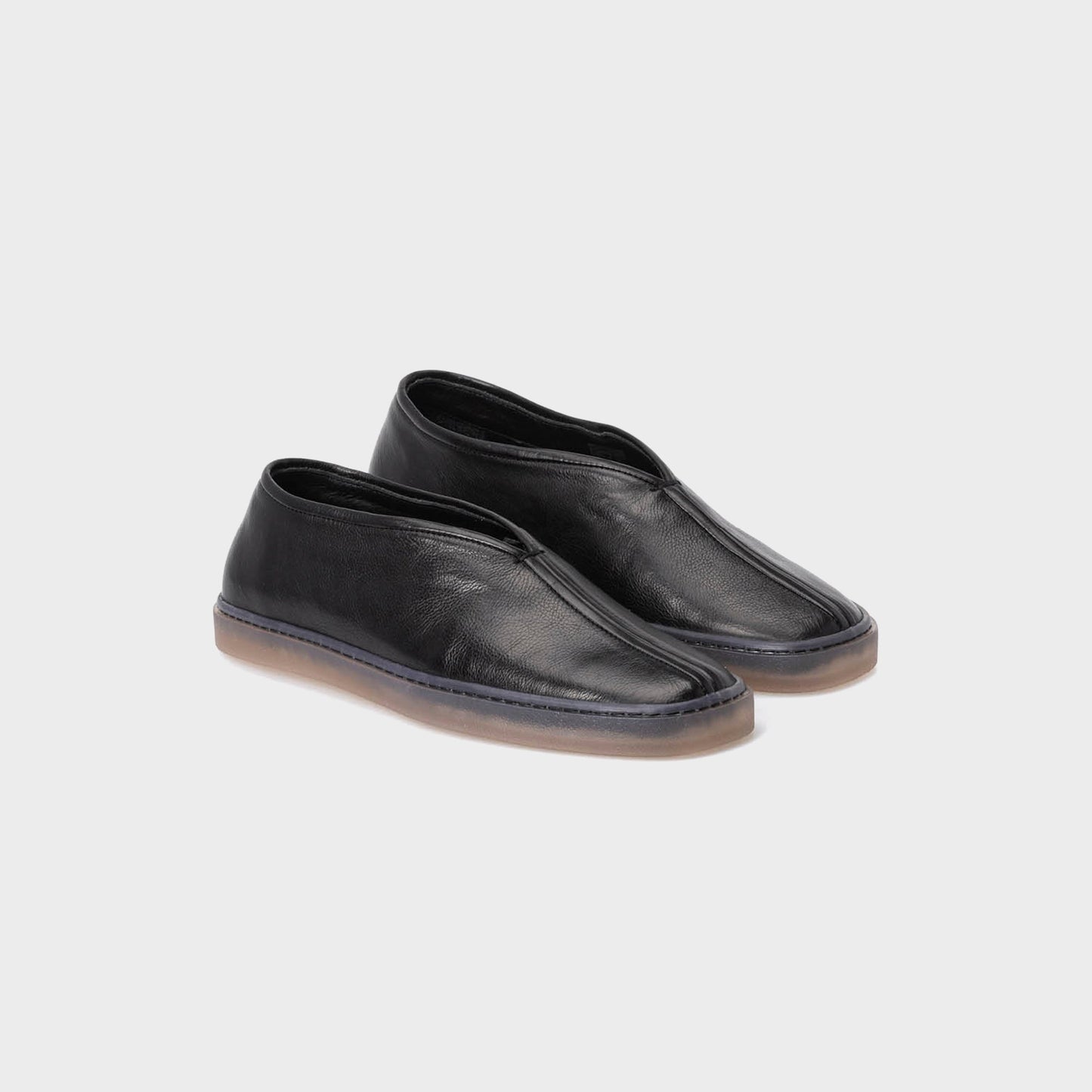 Lemaire Linoleum Piped Sneakers - Black
