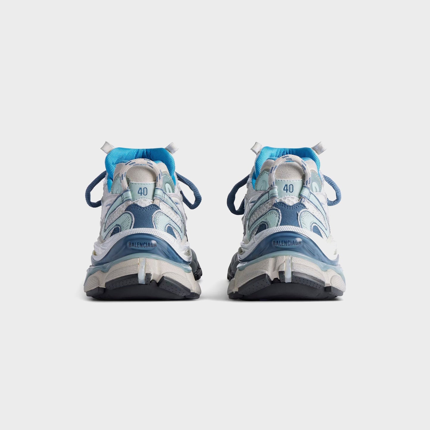 Balenciaga Runner 2 - White / Blue Mix / Beige