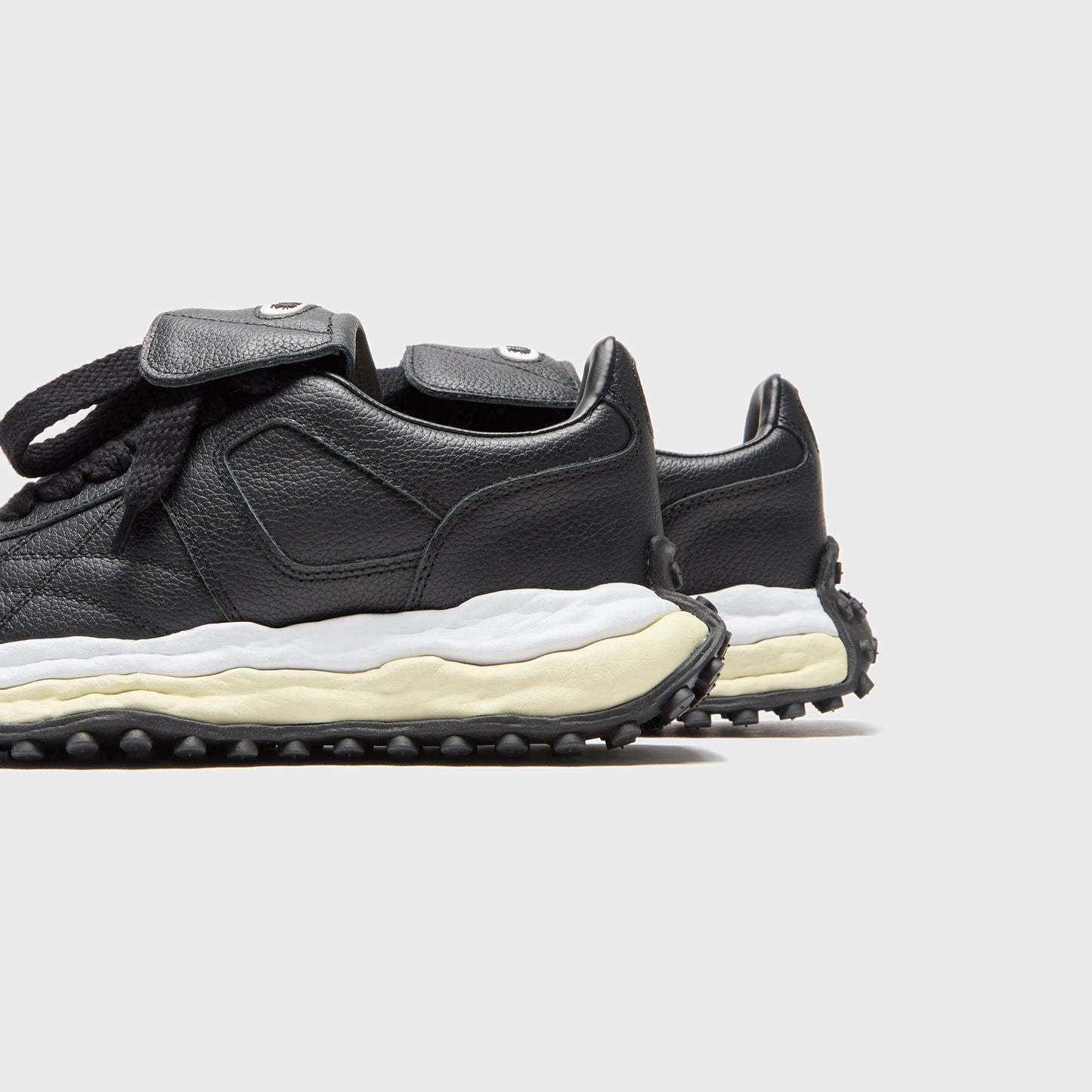 Mihara Yasuhiro Scott Original Sole Leather Low-Top Sneaker - Black