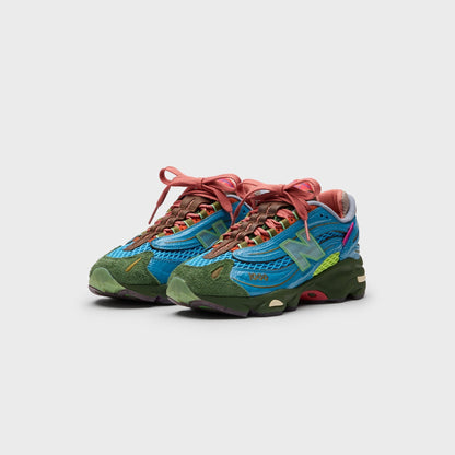 New Balance x Salehe Bembury M1000 - Orange / Blue / Olive Green