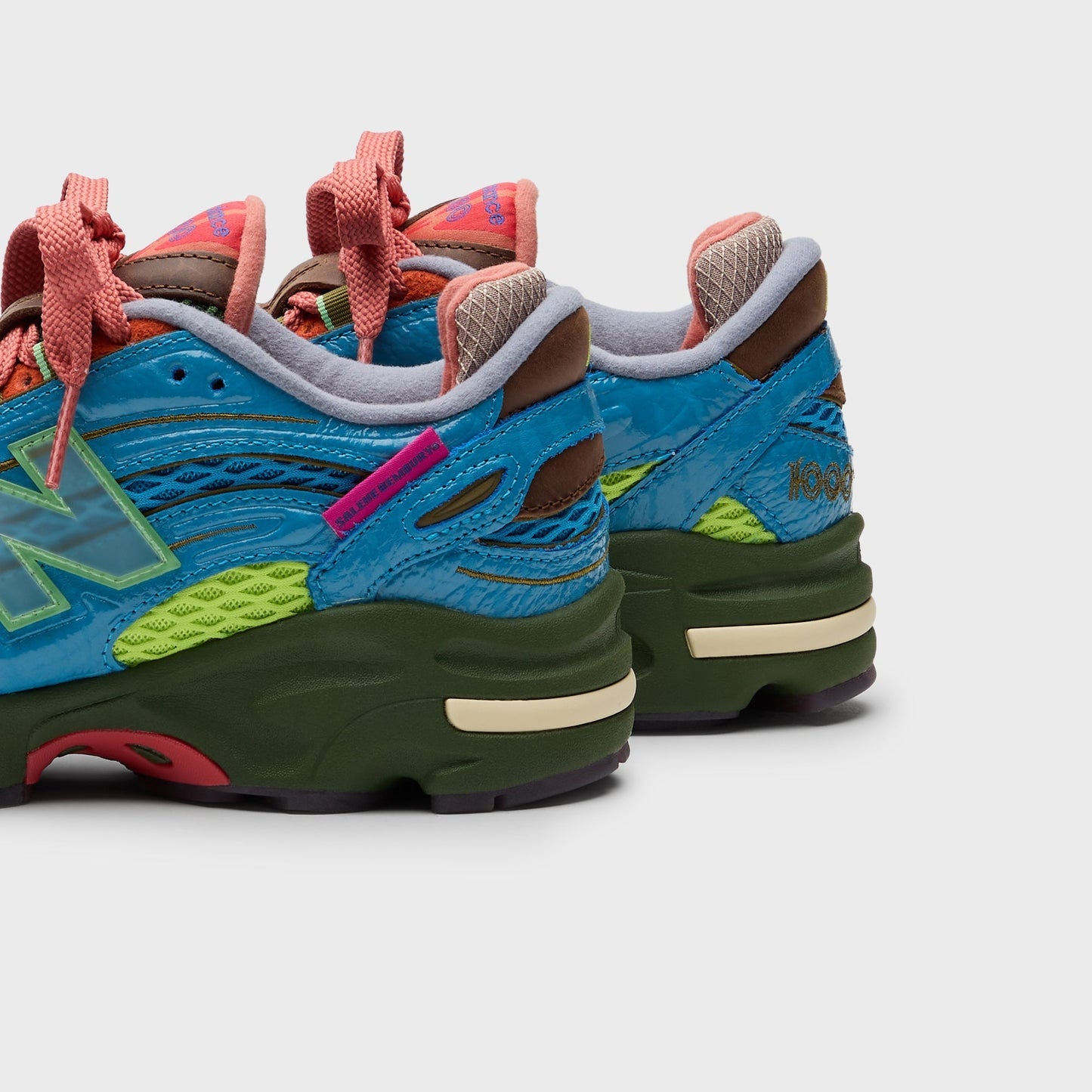 New Balance x Salehe Bembury M1000 - Orange / Blue / Olive Green