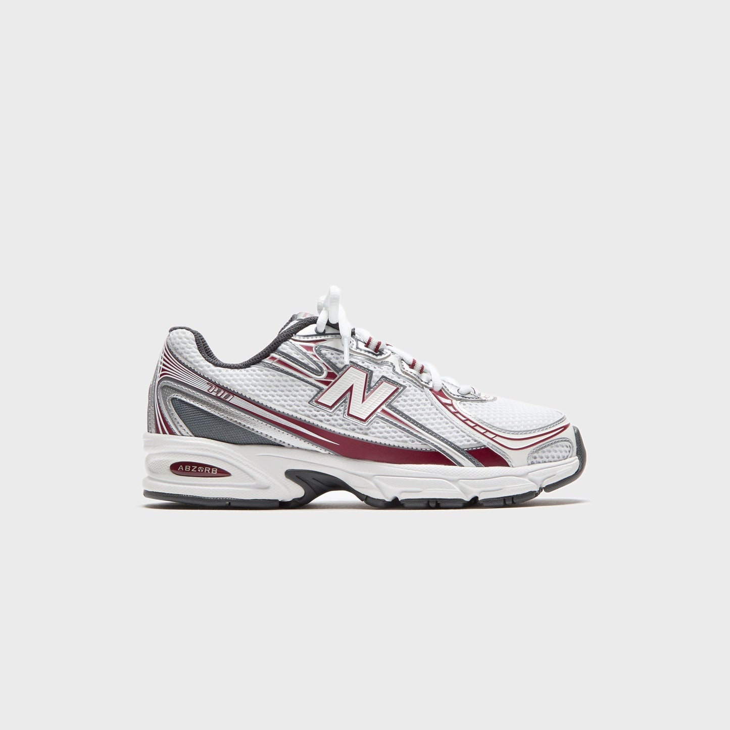 New Balance 740 - White / Mercury Red