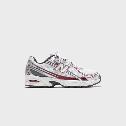 New Balance 740 - White / Mercury Red