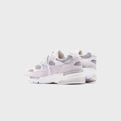 New Balance 992 Made in USA - White / Silver Metalic