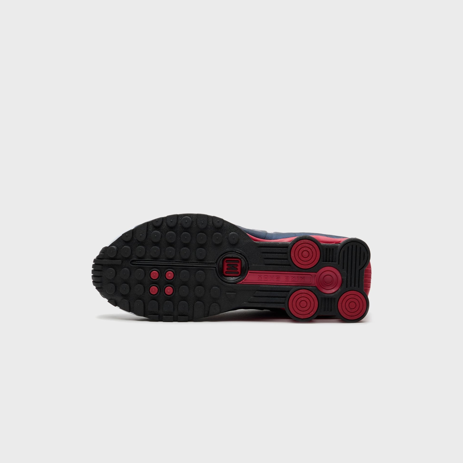 Nike Shox R4 - Midnight Navy / Gym Red / White