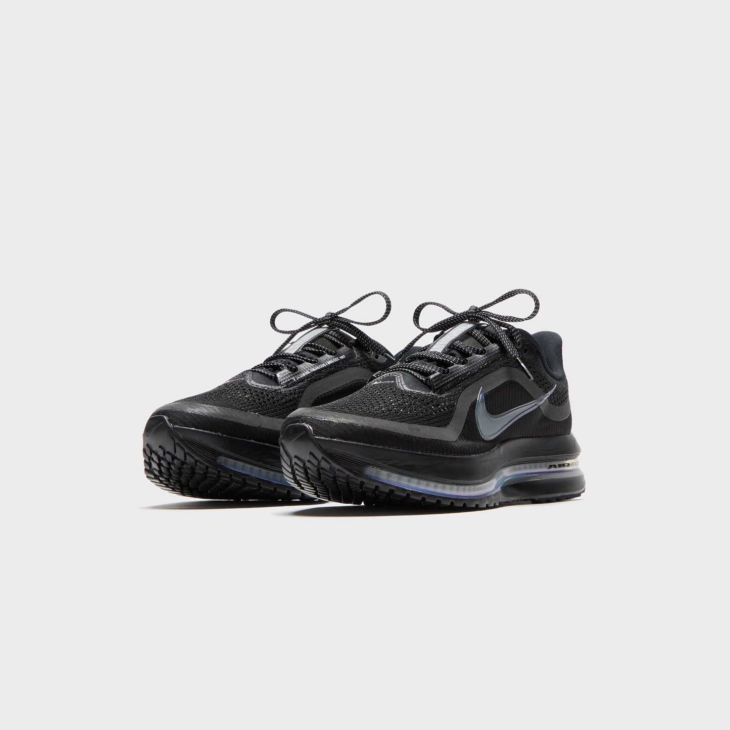 Nike WMNS Pegasus PRM - Black / Black / Metallic Silver