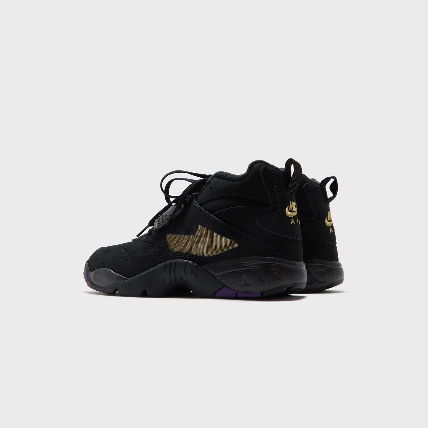 Nike Air Diamond Turf - Black / White / Club Purple / Metallic