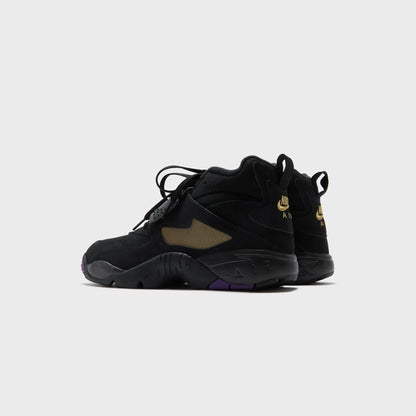 Nike Air Diamond Turf - Black / White / Club Purple / Metallic