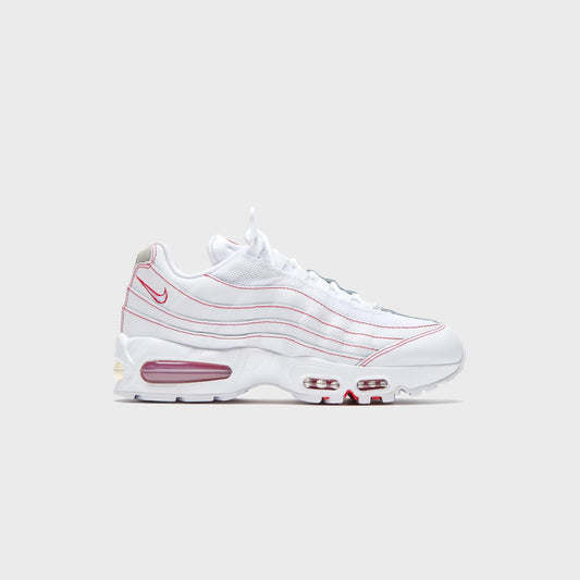 Nike Air Max 95 OG - White / University Red / Wolf Grey