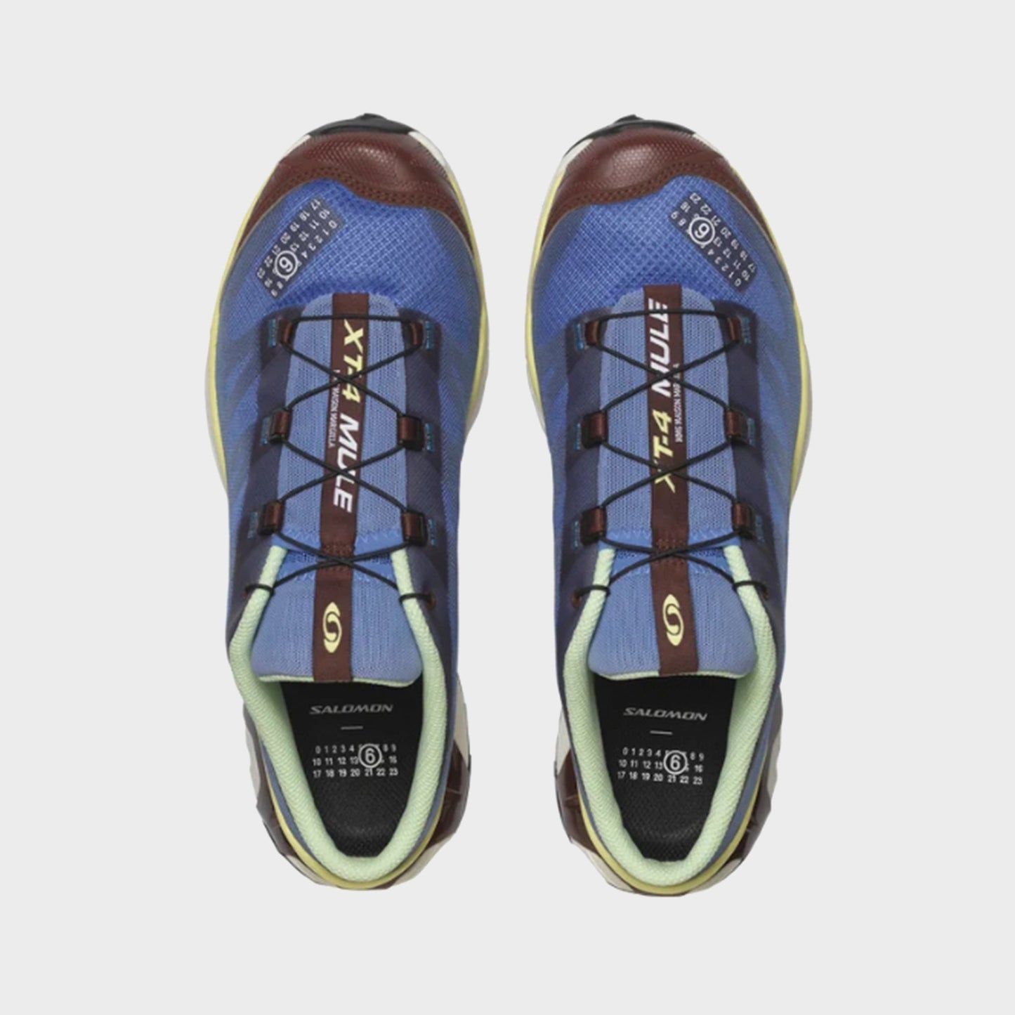 MM6 Maison Margiela x Salomon XT-4 Mule - Ultramarine / Rum Raisin / Yellow