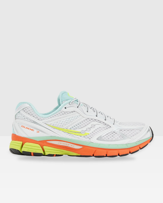 Saucony Progrid Guide 7 - White/Yellow/Orange